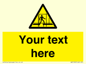 Custom Scaffold Incomplete Sign